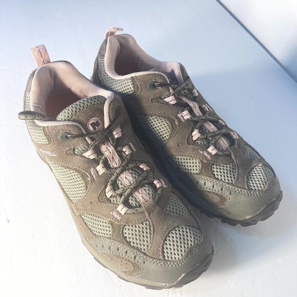 Merrell SZ 9 Performance air cushion hiking sneaker color Rucksack & pale lilac - Picture 1 of 7